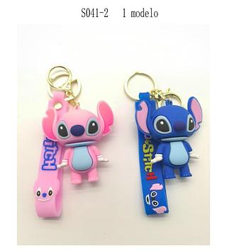 chaveiro Stitch e Angel (Dúzia)