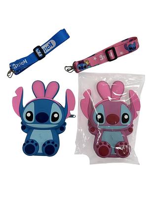 BOLSA DE SILICONE STITCH COM ALÇA TRANSVERSAL