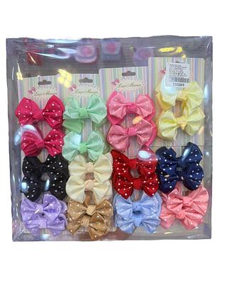 Laço para Cabelo com Bolinhas (dúzia)