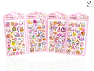 Adesivo 3D Hello Kitty (dúzia)