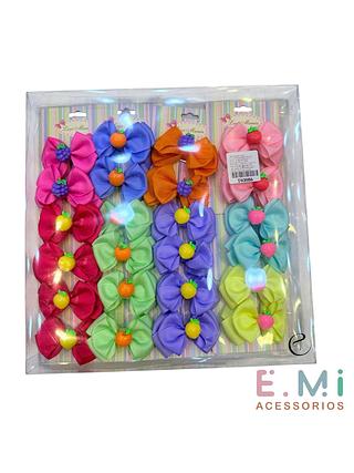 Laço para cabelo com Frutinhas (dúzia)