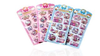 Adesivo 3D Hello Kitty (dúzia)