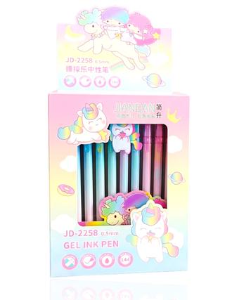 Caneta gel colorido(12 unidades)