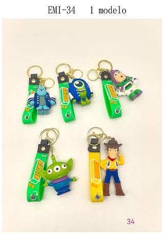 Chaveiro Monstra C.A e Toy Story (dúzia)