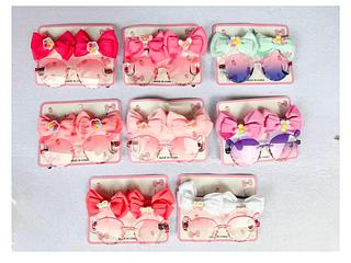 Conjunto com Lacinho e Óculos ursinho (dúzia)