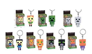 Chaveiro Minecraft Colecionável (dúzia)