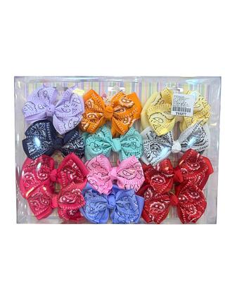 Laço para Cabelo com Desenho (dúzia)