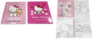 LIVRO DE COLORIR HELLO KITTY