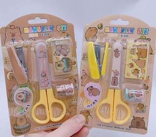 Kit de Papelaria Capivara (20PÇ)