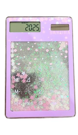 CALCULADORA FOFA COM GLITTER
