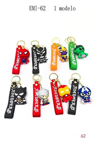 Chaveiro Super-Heróis (dúzia)