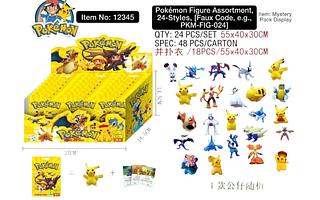 Boneco Colecionável Pokémon (24pçs)