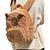 MOCHILA CAPIVARA MARROM 28 CM 🚫ESGOTADO🚫
