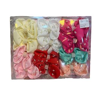 presilha laço com pérola (dúzia)