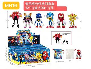 Bonecos Colecionáveis Sonic (12pçs)
