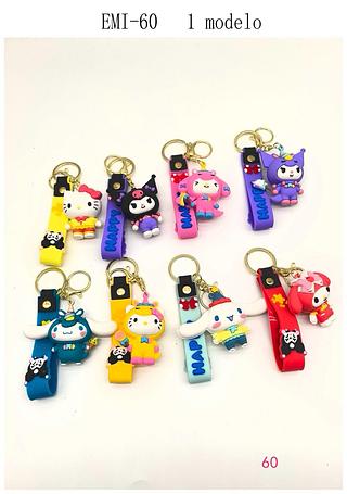 Chaveiro My Melody e Kuromi (dúzia)
