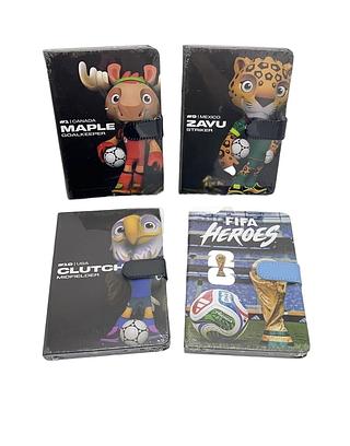 Caderno Mascotes da Copa (dúzia)
