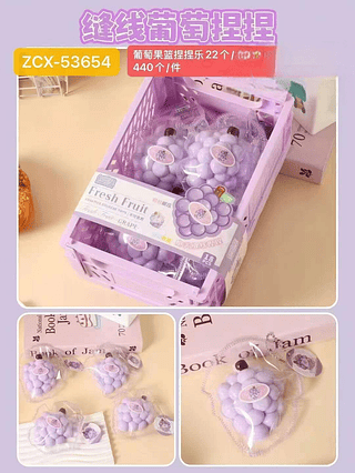 Squishy de Fruta (18 pçs)