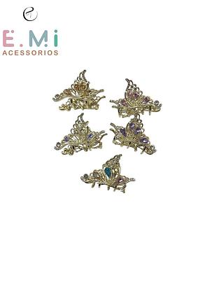 Presilha Dourada com Pedraria (dúzia)