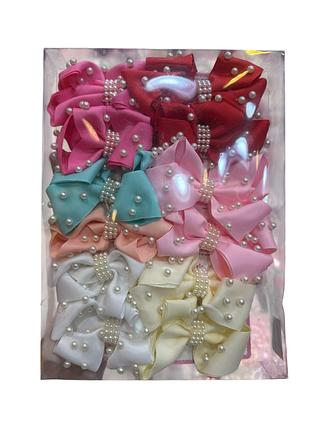 presilha laço com pérolas (dúzia)