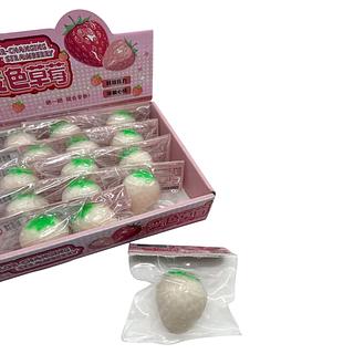 Squishy Morango que Muda de cor (15pçs)