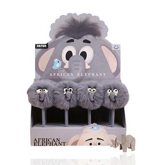 Caneta Fofa Elefante (16pçs)
