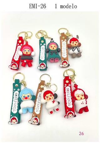 Chaveiro Skulpanda Natal (dúzia)