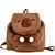 MOCHILA CAPIVARA MARROM 30 CM