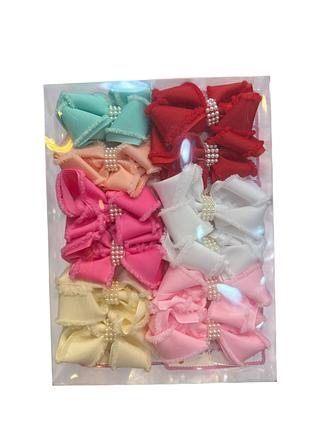 presilha laço com pérolas (dúzia)