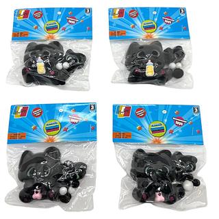 Squishy Gatinho Preto (25pçs)