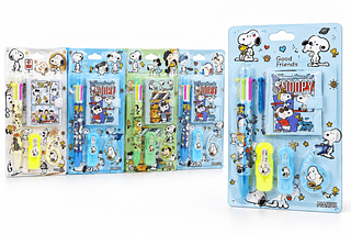 Kit Papelaria Snoopy (18pçs)
