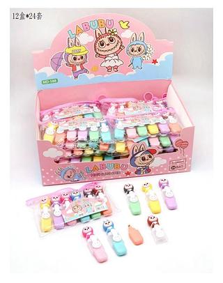 kit marca texto com 6 cores