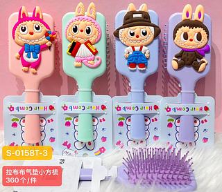 escova de cabelo labubu (dúzia)