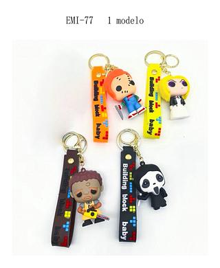 Chaveiro Personagens de Filmes de Terror (dúzia)